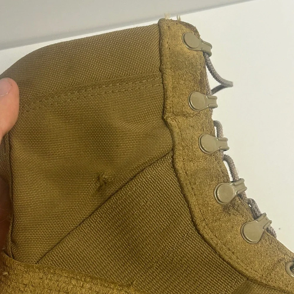 Altama Combat Boots Tan Men Size 8 Tactical Military Suede Vibram Sole 5010